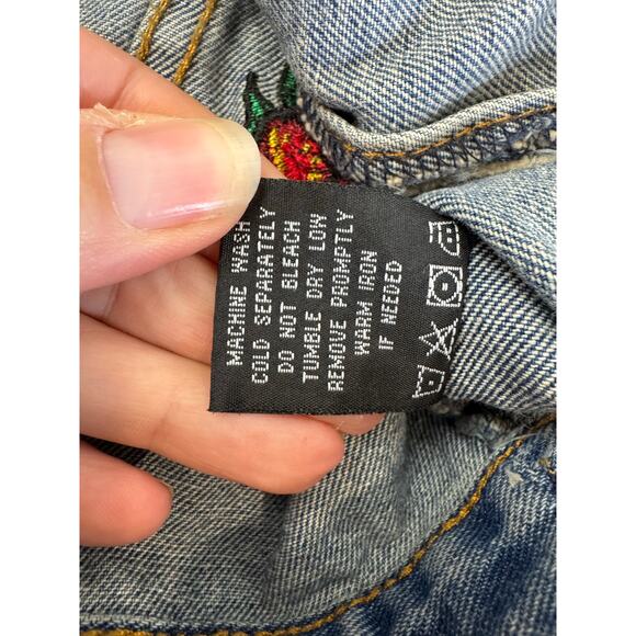 Brooklyn Cloth Denim Jacket L Self-Made Graphic Jean Patchwork Streetwear - Picture 4 of 14